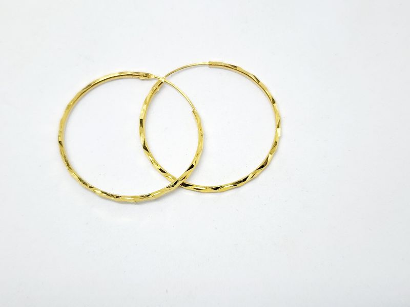 Anting Fesyen Ring Pahat  916