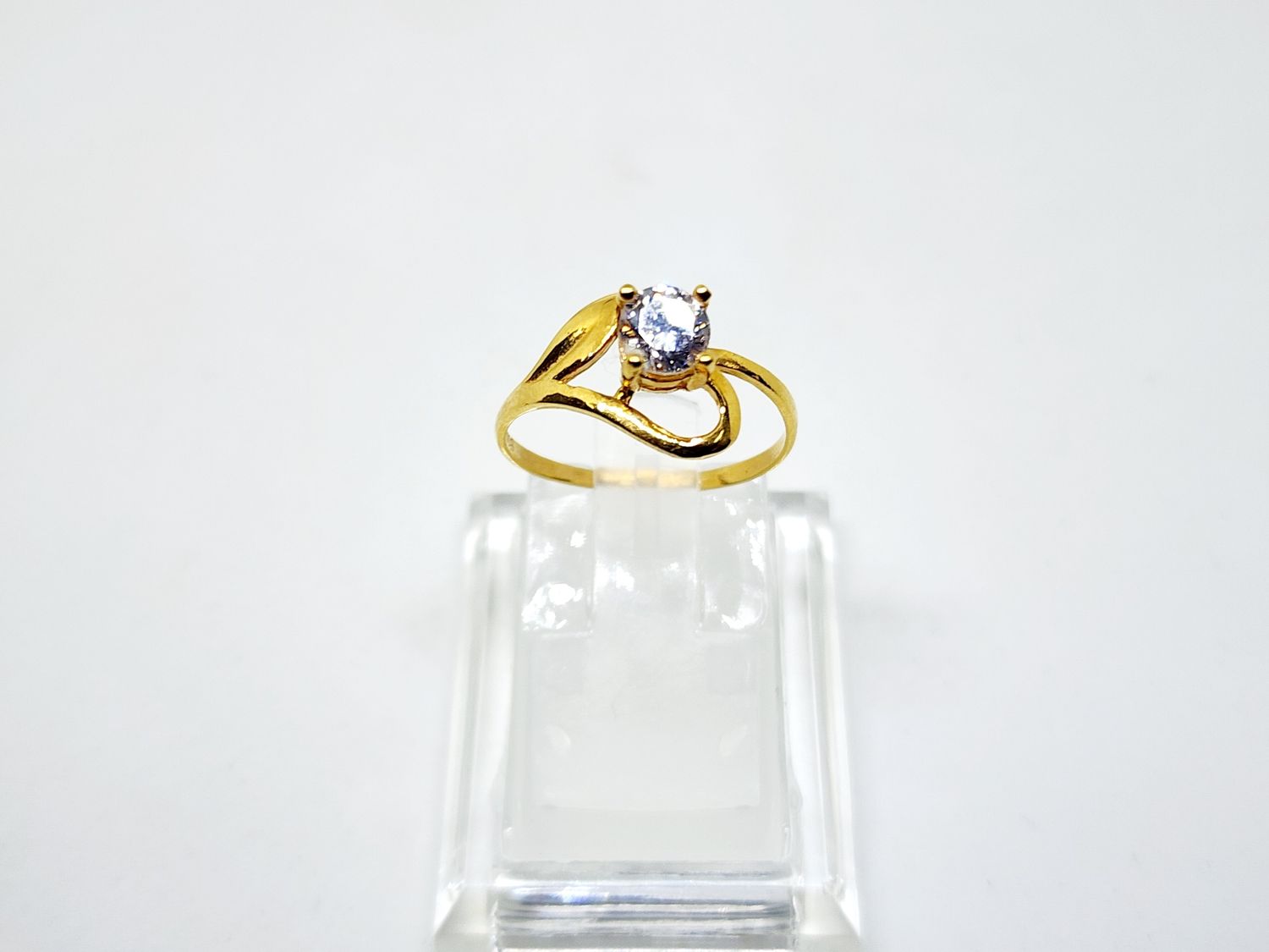 Cincin Permata Daun Isi Padu 916