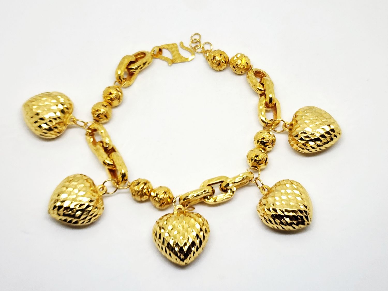 Rantai Tangan Sauh Bebola Love  916