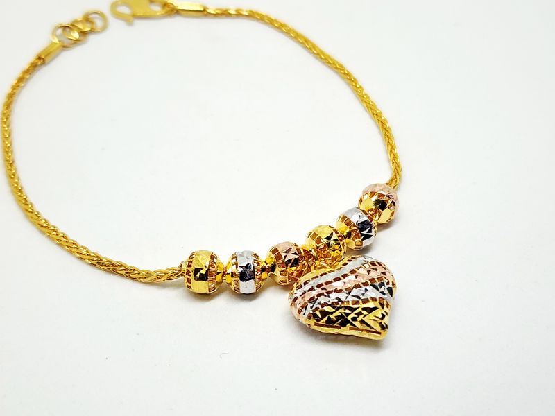 Rantai Tangan Belut Love Dubai 3C Padu 916