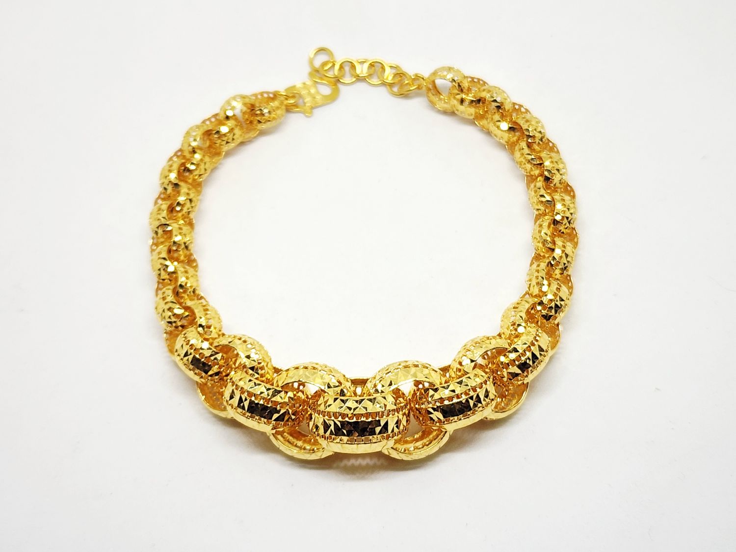 Rantai Tangan Candy Dubai Perut ular Padu 916