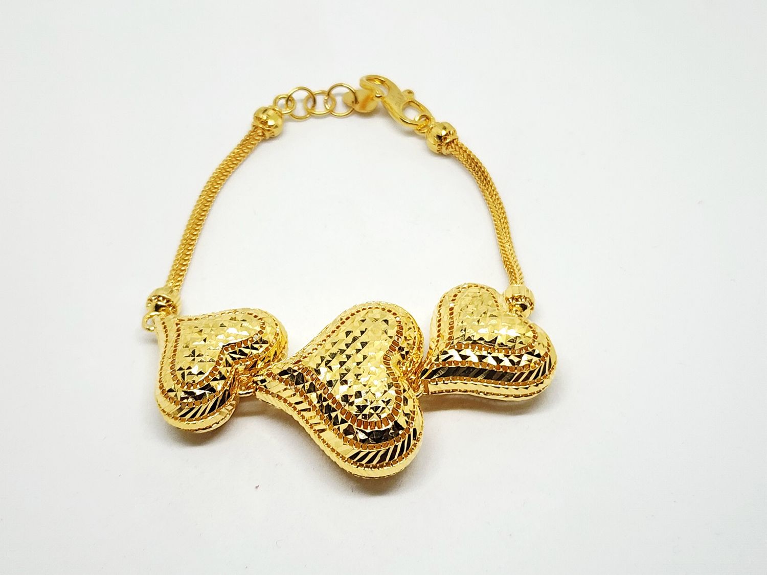 Rantai Tangan Pandora  3 Love Dubai Padu 916