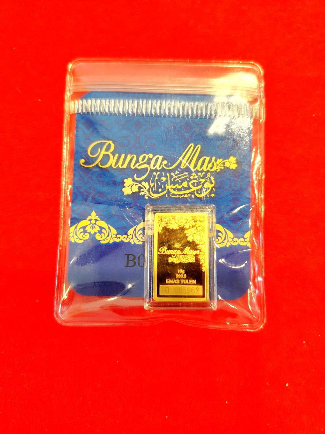 Gold Bar Bunga Mass 999