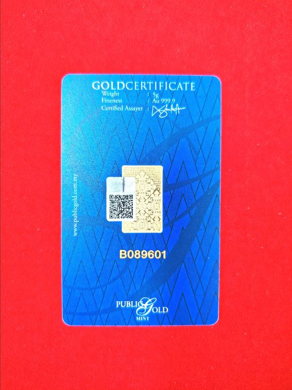 Gold Bar 999