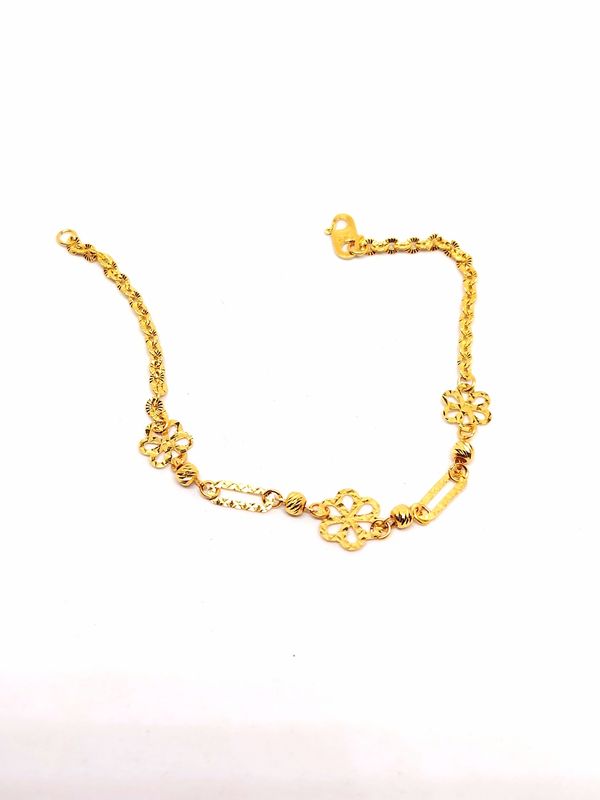 Rantai Tangan Polo Paperclip Bunga 916