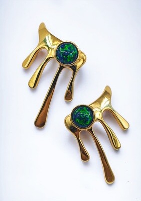 Volcano Lava Nature-Inspired Earrings (Laavari)