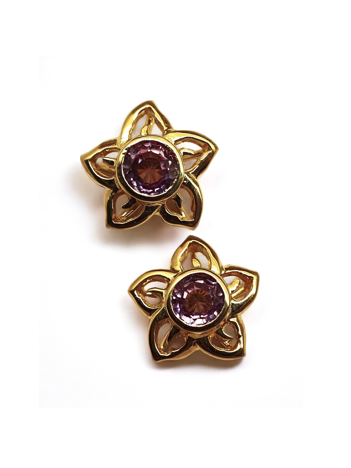 Gumamela Flower Nature-Inspired Earrings (Amelia)