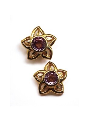 Gumamela Flower Nature-Inspired Earrings (Amelia)