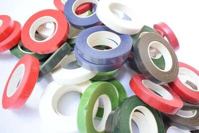 Florist tape for binding flower stems choice of colours