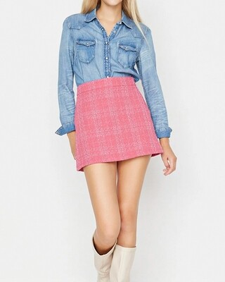 Pembe Mini Skirt