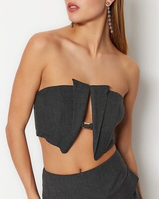 Anthracite Bustier