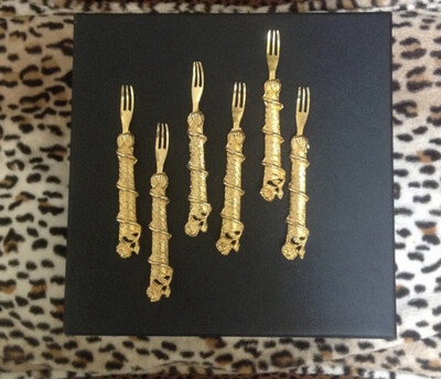 Gold Appetizer Forks