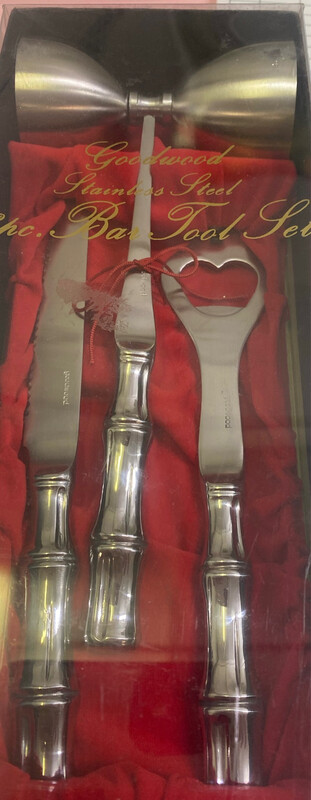 Goodwood Stainless Steel 3 Piece Bar Tool Set