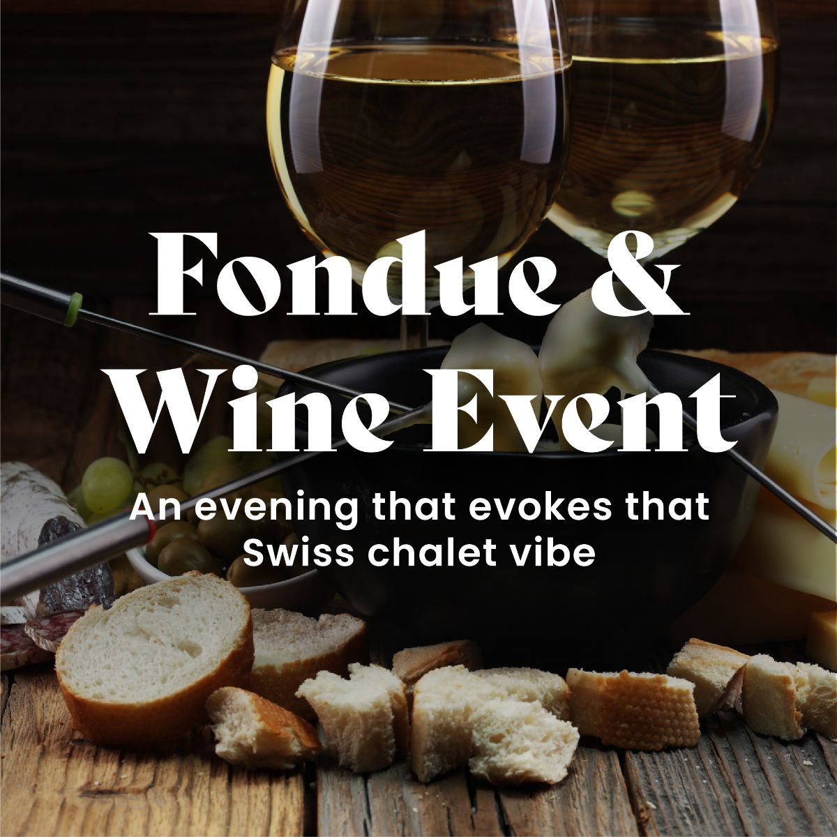 Fondue &amp; Wine Event
