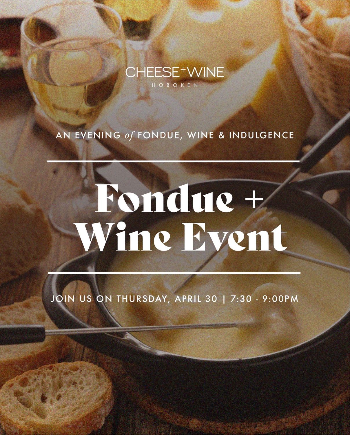 FONDUE + WINE EVENT