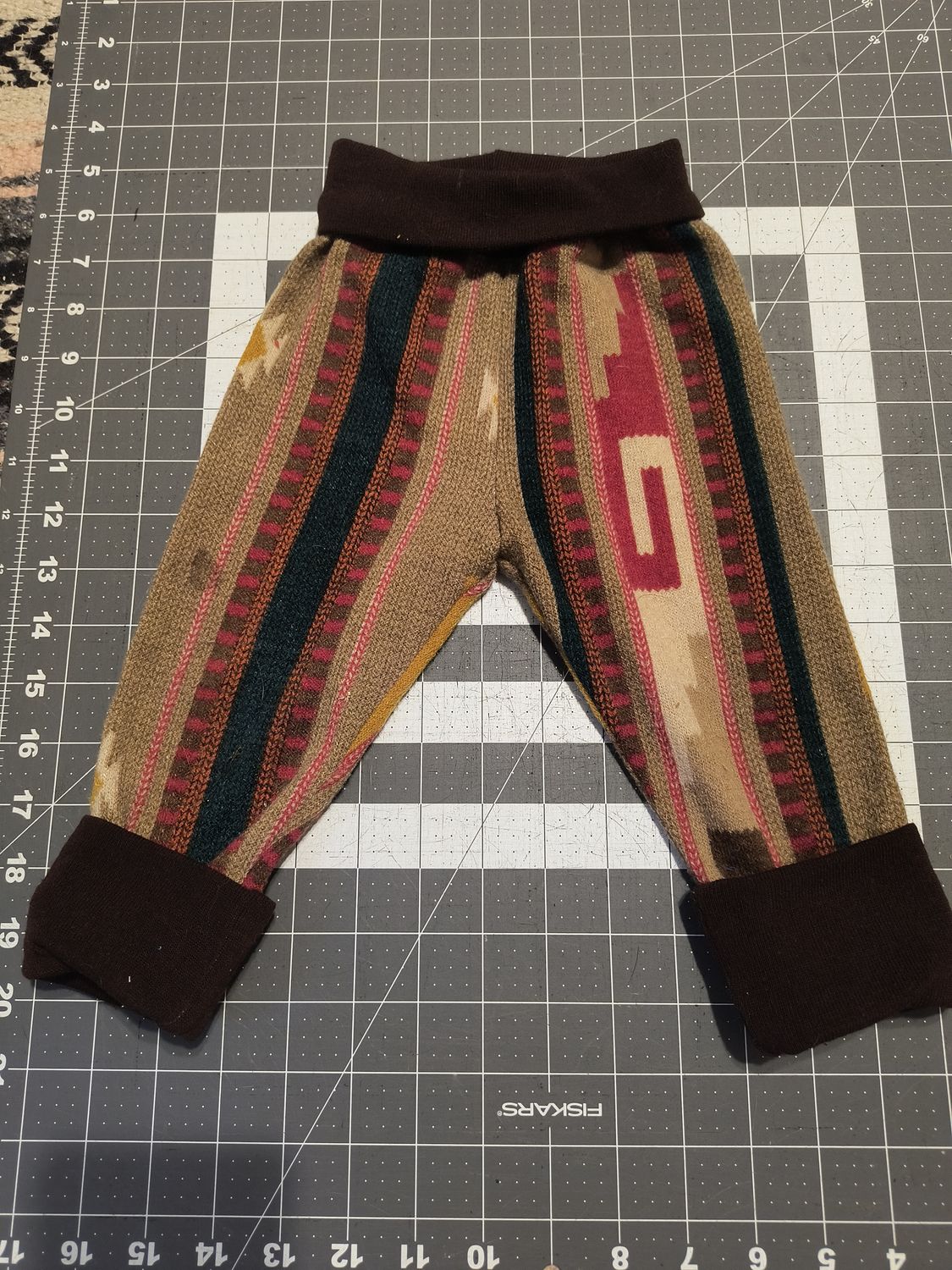 Upcycled Baby Pants-Aztec Brown