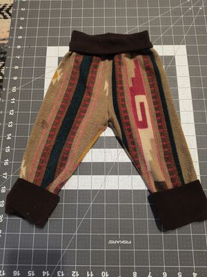 Upcycled Baby Pants-Aztec Brown