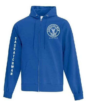 Sask Roots Youth Zippered Hoodie