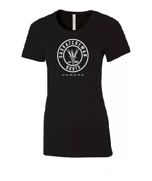 Sask Roots Ladies Eurospun Tee