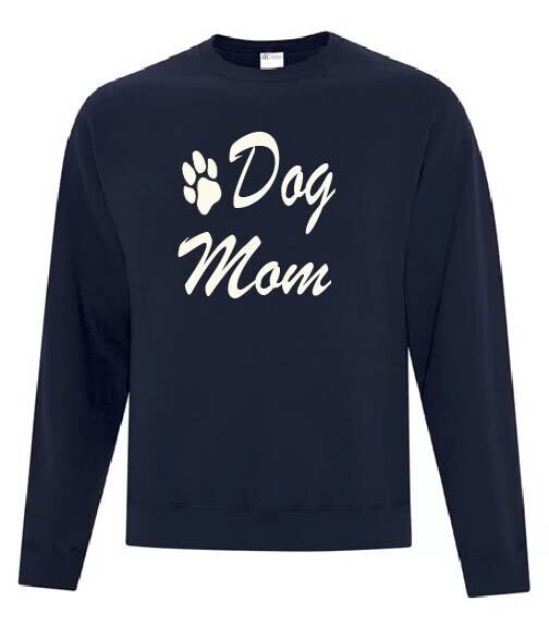 Dog Mom 2 Adult Sweatshirt