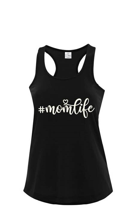 #Mom Life Racerback Tank