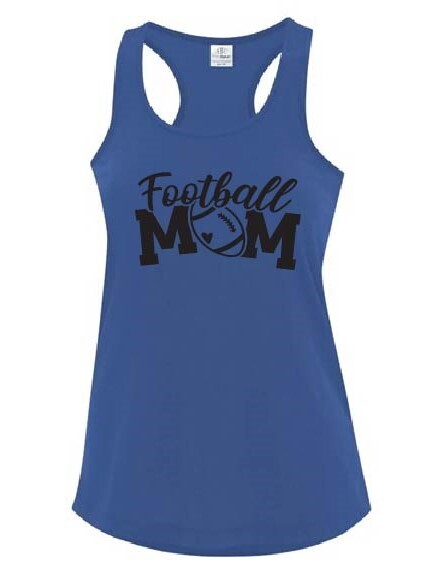 Football Mom Racerback Tank