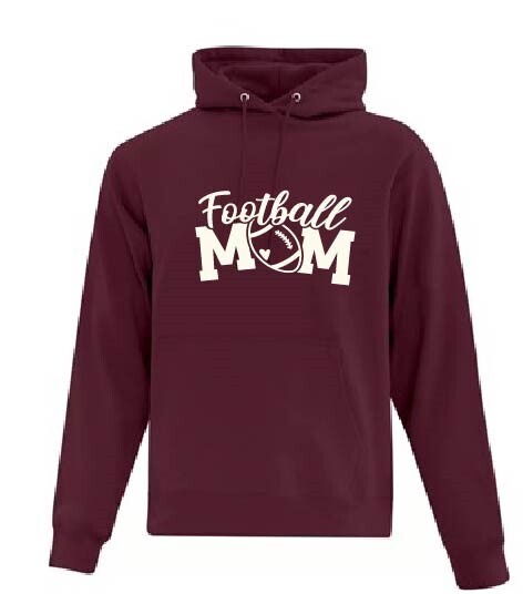 Football Mom Adult Hoodie