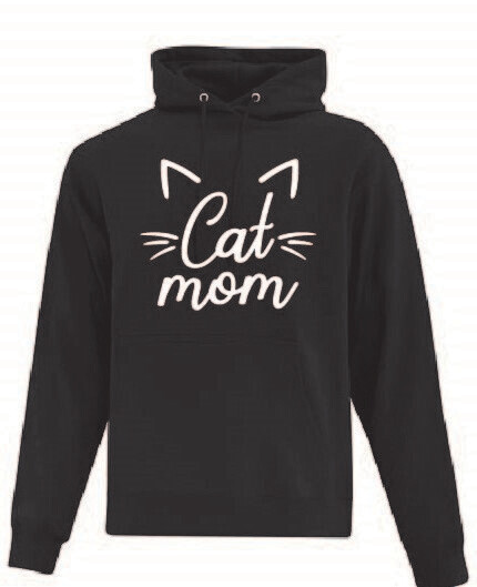 Cat Mom Adult Hoodie