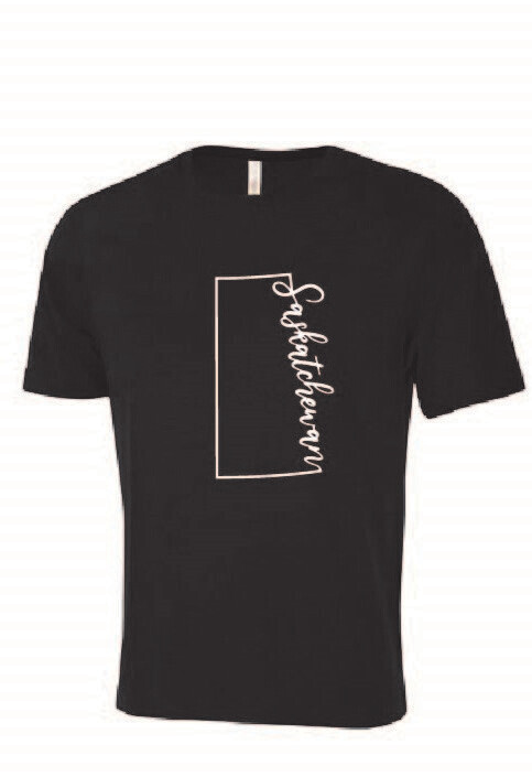 Saskatchewan Written  Eurospun Tee