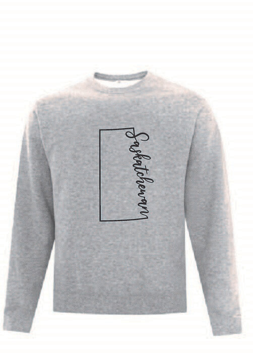 Saskatchewan Written Adult Sweatshirt