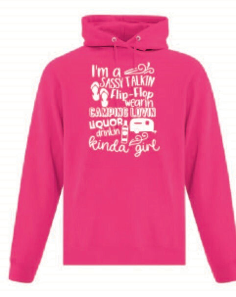 Sassy Camper Adult Hoodie