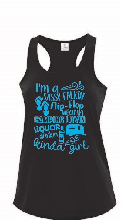 Sassy Camper Racerback Tank
