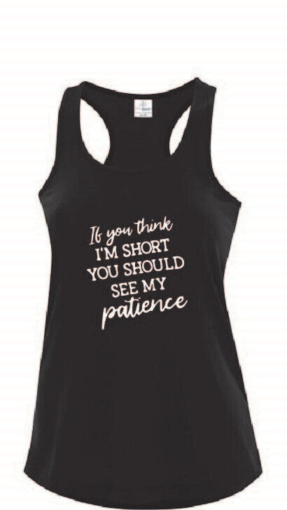 Short Patience Racerback Tank