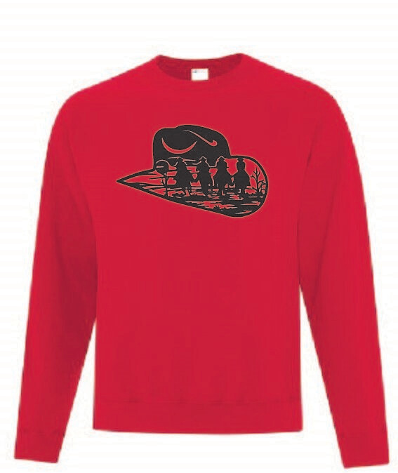 Cowboy Hat Adult Sweatshirt