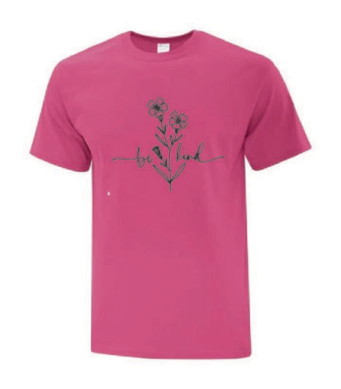Be kind 1 pink shirt day Eurospun Tee