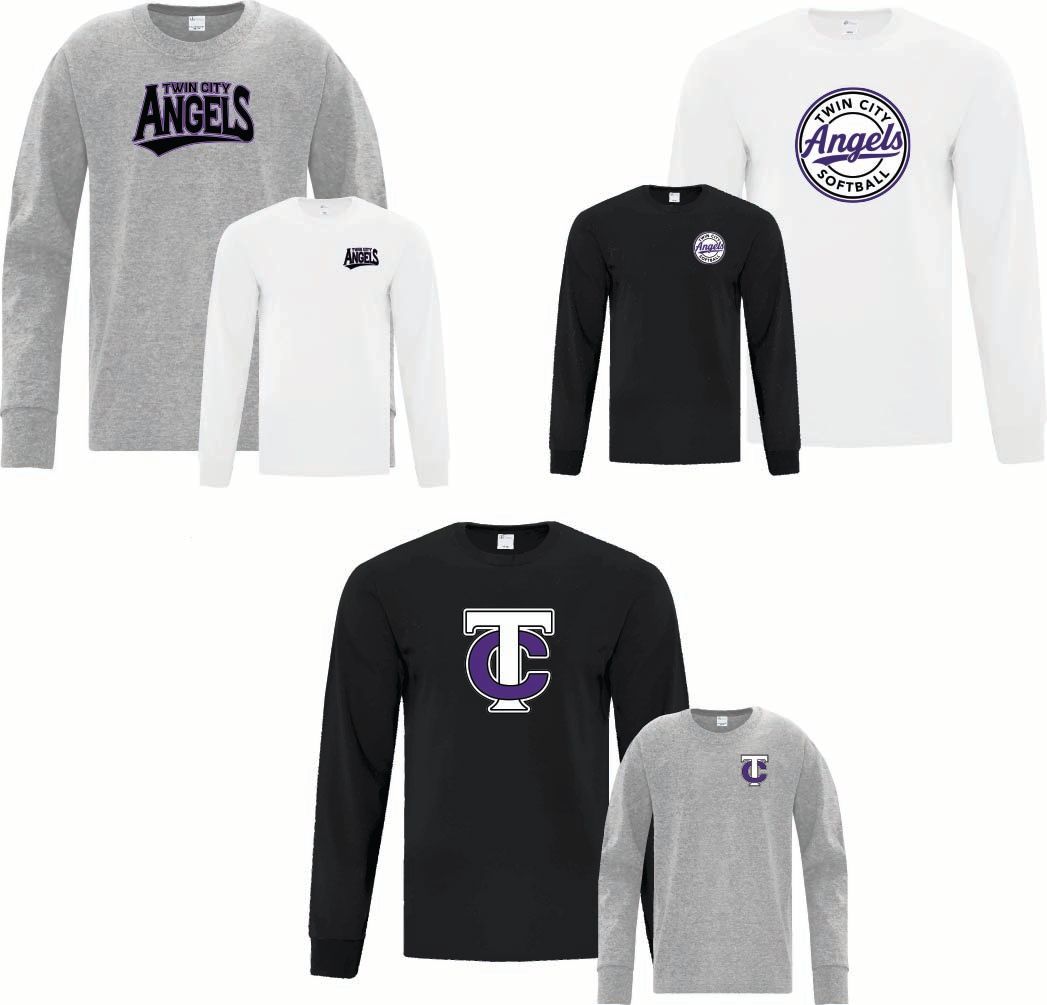 ATC™ 1015 COTTON YOUTH/ADULT LONG SLEEVE TEE. TCA