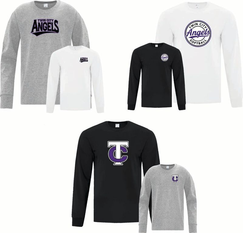ATC™ 1015 COTTON YOUTH/ADULT LONG SLEEVE TEE. TCA