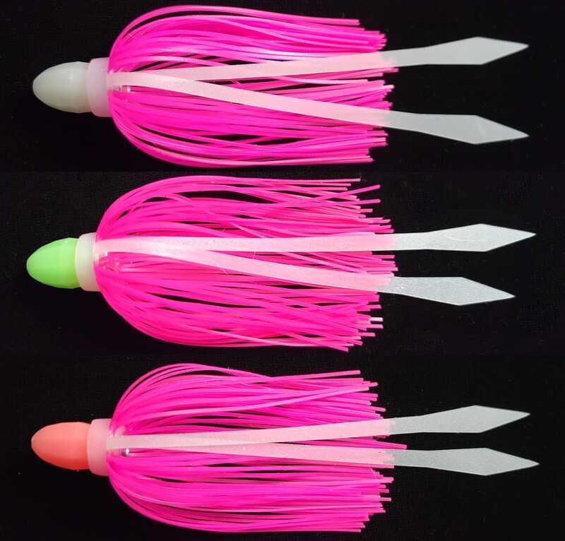 (3) Pack - Glow Bead, Hot Pink Skirt &amp; Glow Tail