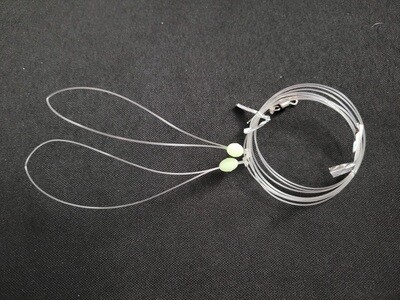 Hi-Lo dropper loop with a glow bead bobber stopper