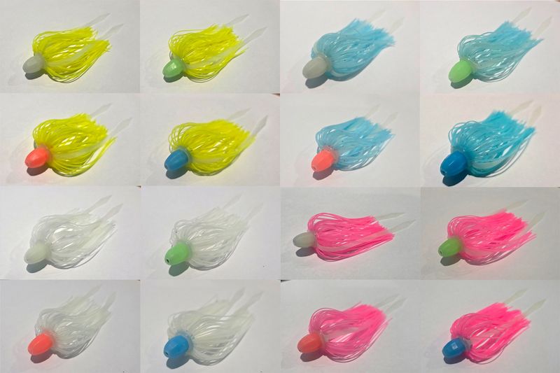 (16 pack) Variety Glow Beads &amp; Skirts