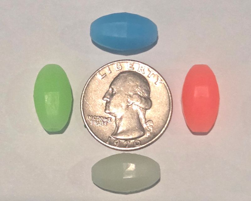 (50) Glow Beads
