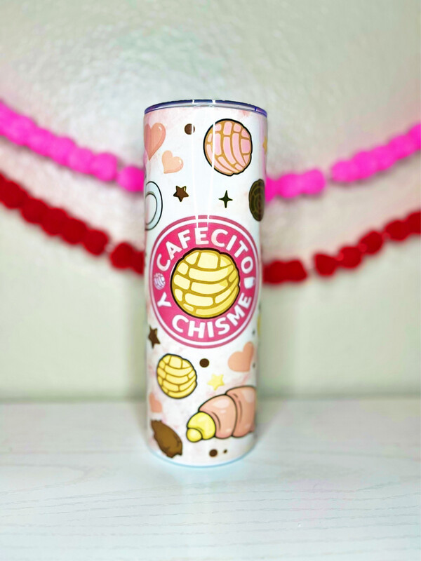 Caffecito y Chisme Tumbler