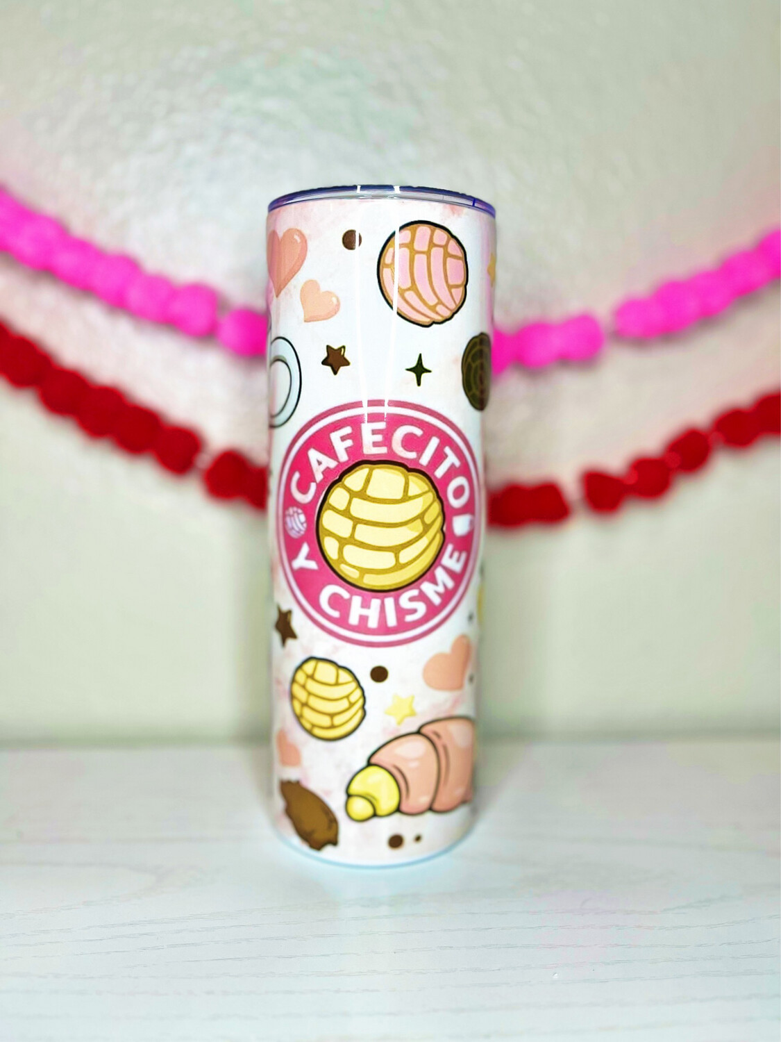 Caffecito y Chisme Tumbler