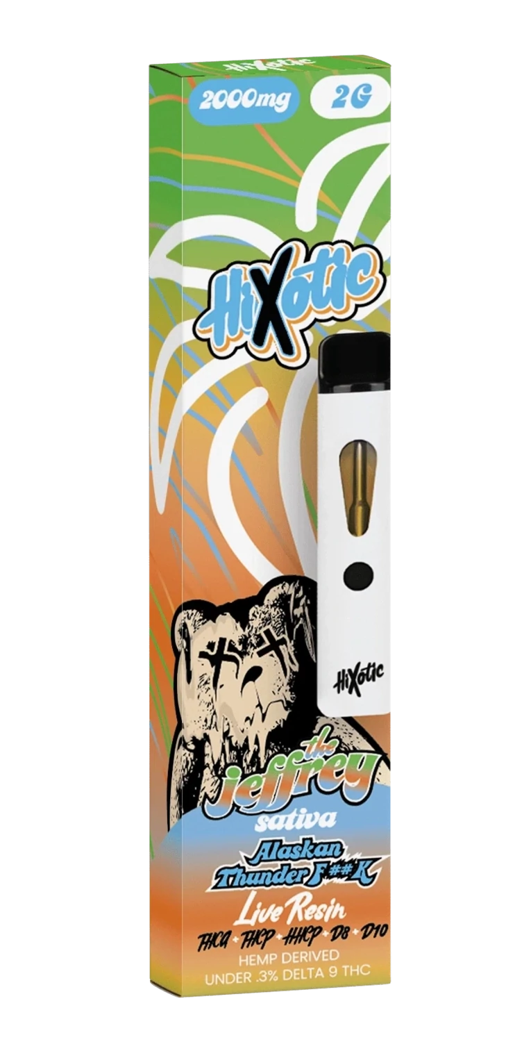 HIXOTIC The Jeffery THC-A Disposable Pineapple Express 2g (Hybrid)