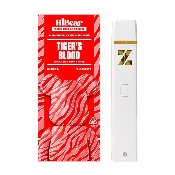 HiBear Diamond Sauce Disposable Tiger&#39;s Blood 2g