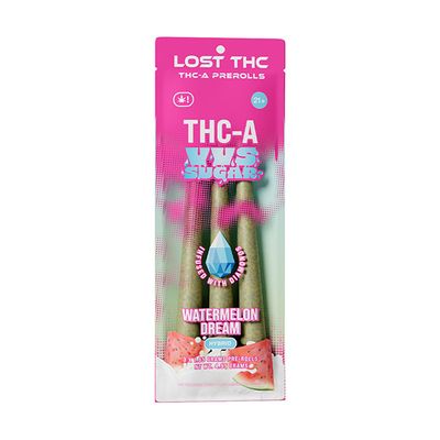 Lost THC VVS Sugar Pre-Rolls Watermelon Dream 3 Count 4.95 Grams