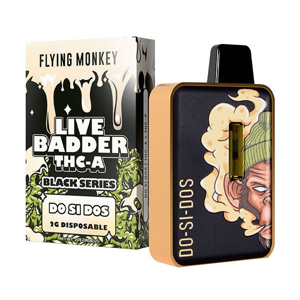 Flying Monkey Live Badder THCA Black Series Disposable DO-Si-Do | 2g