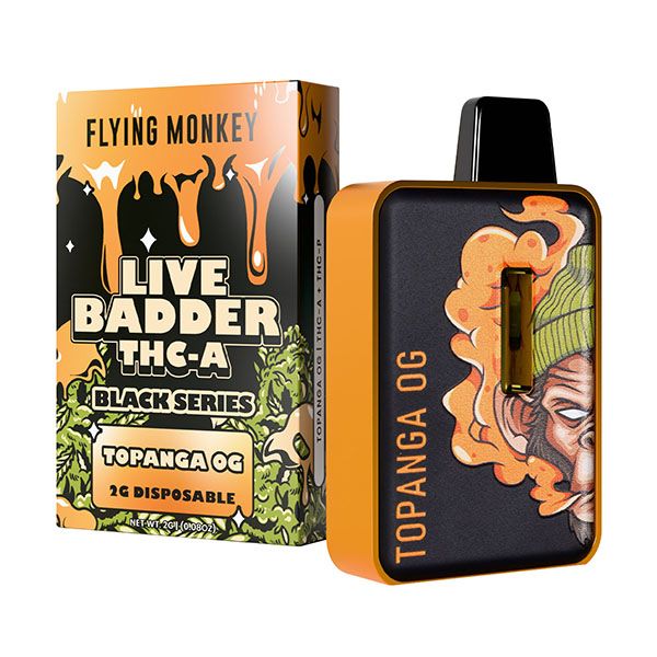 Flying Monkey Live Badder THCA Black Series Topanga OG  | 2g