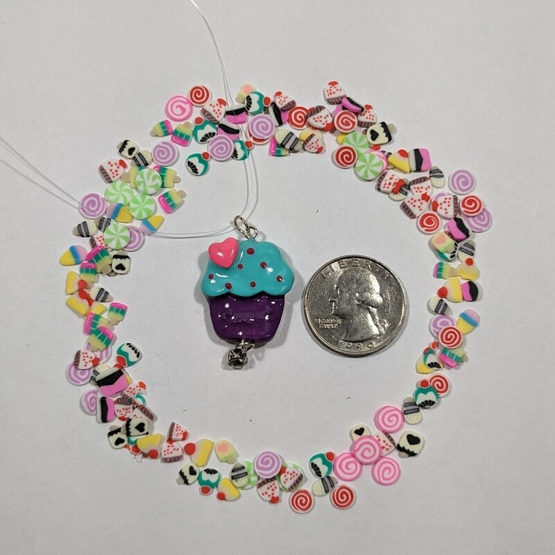 Cupcake Necklace
