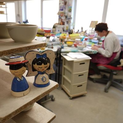 ラグビー陶器製人形フランス代表旧デザイン